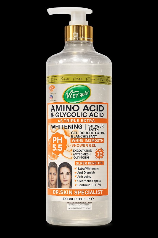 Veet Gold Amino Acid & Glycolic Acid Whitening Shower Gel 1000ml