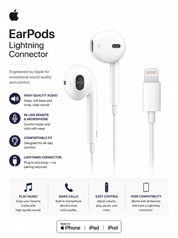 Apple EarPods with Lightning Connector