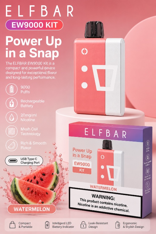 ELFBAR EW9000 Kit – Watermelon