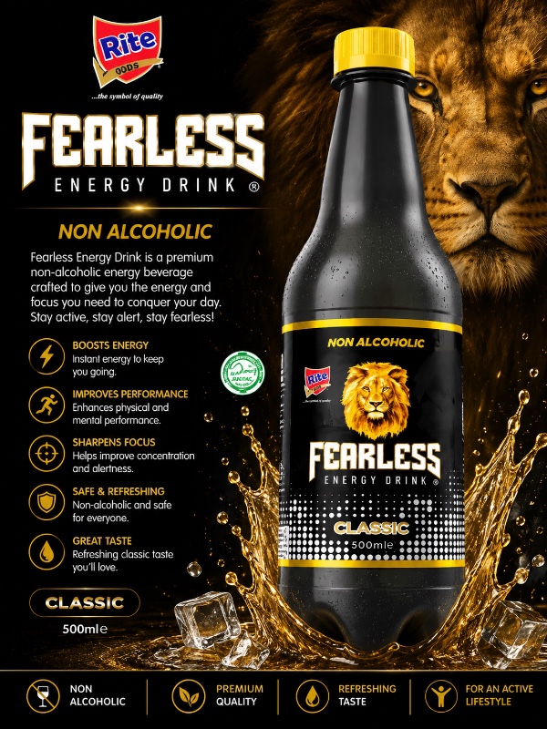Fearless Energy Drink Classic 500ml