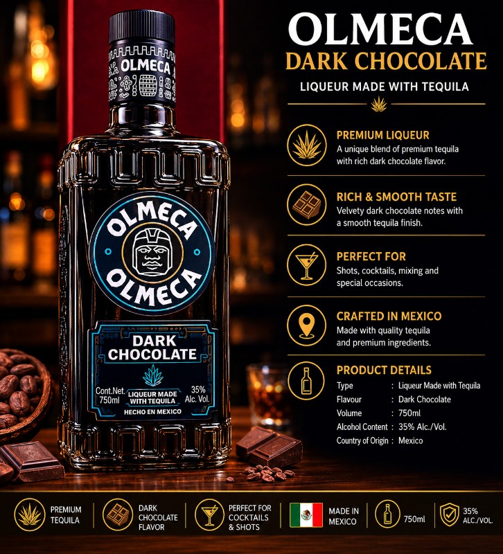 Olmeca Dark Chocolate Tequila 750ml