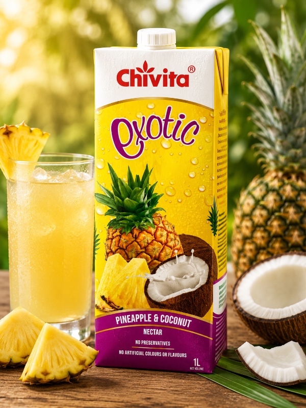 Chivita Exotic Pineapple & Coconut Nectar (1L)