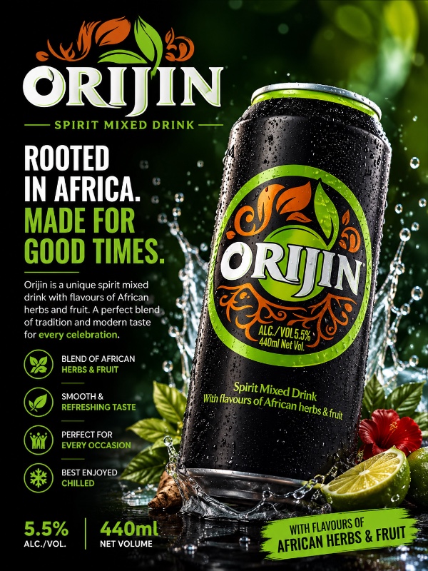 Orijin Spirit Mixed Drink 440ml
