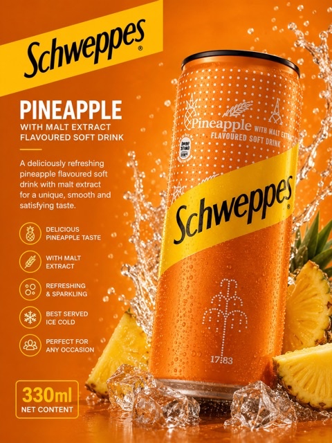 Schweppes Pineapple 330ml