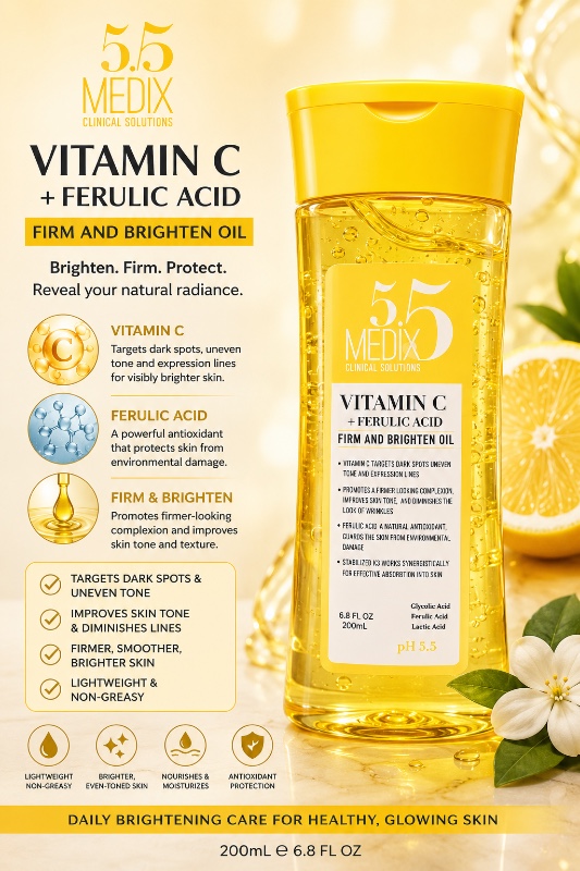 Medix 5.5 Vitamin C + Ferulic Acid Firm & Brighten Oil 