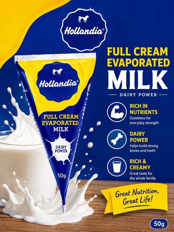 Hollandia Full Cream Evaporated Milk 50g