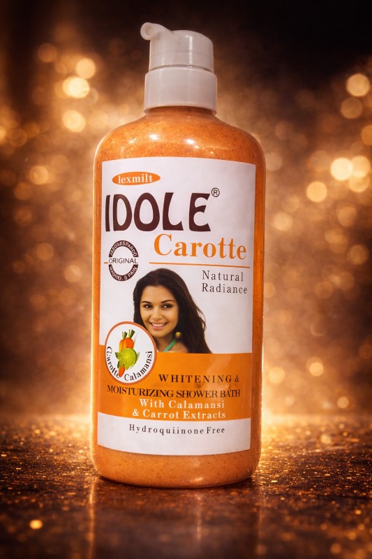 IDOLE Carotte Natural Radiance Whitening & Moisturizing Shower Bath 1litre 